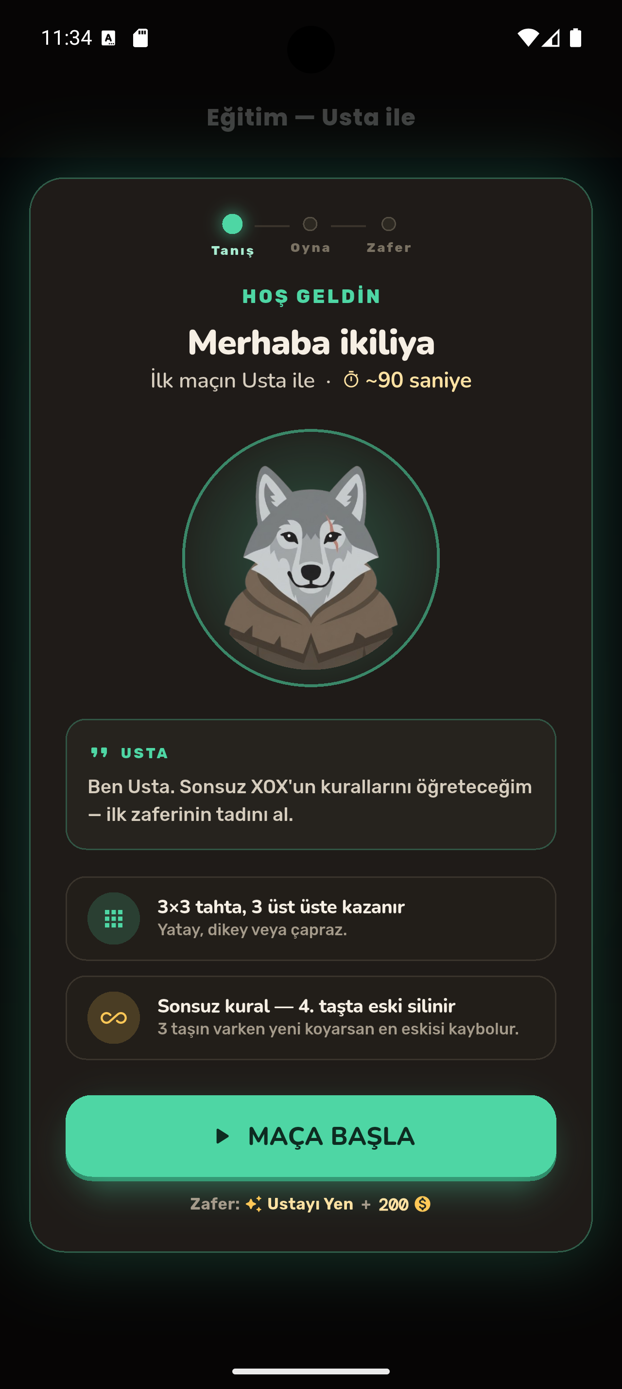 Profil ekranı